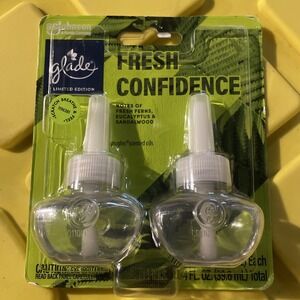 Glade PlugIns Refills Air Freshener, Fresh Confidence, Scented and Essential ...
